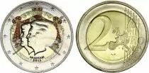 Niederlande 2 Euros - Abdication of the queen Beatrix - Colorised - 2013