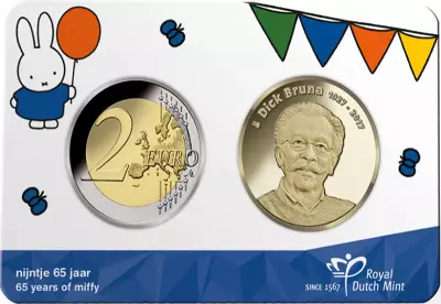 Niederlande Coincard 50 centimes 2022 + Medal - Loeki