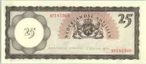 Niederl&auml;ndischen Antillen 25 Gulden, View of Curacao - 1962