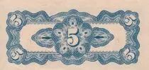 Niederl&auml;ndisches Indien 5 Cents - Blue - Serial S.AM - 1942