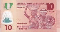 Nigeria 10 Naira - Alvan Nikoku - 2022 - Polymère - Série GN - P.NEW