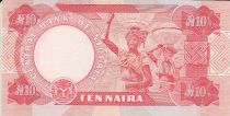Nigeria 10 Naira - Ivan Nikoku - Femmes - 2002 - Sign. 11