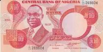 Nigeria 10 Naira - Ivan Nikoku - Mujeres -  2002 - Firma 11