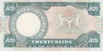 Nigeria 20 Naira - General M. Muhammed - Emblemas - 2002