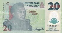 Nigeria 20 Naira - General Muhammad - Ladi Kwali - Polymer - 2009 - TY Series