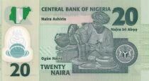 Nigeria 20 Naira - General Muhammad - Ladi Kwali - Polymer - 2009 - TY Series