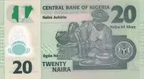 Nigeria 20 Naira - General Muhammad, Potter - Polymer 2022 - UNC