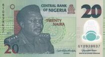 Nigeria 20 Naira - General Murtala R. Muhammed - 2021 - S&eacute;rie GY - Polym&egrave;re