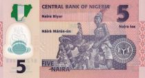 Nigeria 5 Naira - Alhaji Sir Abubakar Tafawa Balewa - Polymère - 2015 - Série BF - P38f