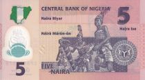 Nigeria 5 Naira - Alhaji Sir Abubakar Tafawa Balewa - Polymère - 2015 - Série CP - P38f