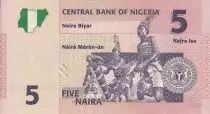 Nigeria 5 Naira - Alhaji Sir Abubakar Tafawa Salewa - Bailarines - 2006