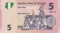Nigeria 5 Naira - Alhaji Sir Abubakar Tafawa Salewa - Dancers - 2006