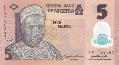 Nigeria 5 Naira - Portrait of Alhaji Sir Abubakar Tafawa Balewa - 2024