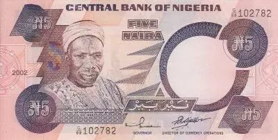 Nigeria 5 Naira - Sir Abubakar Tafawa Balewa Alhaji - Dancers - 2002