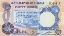 Nigeria 50 Kobo - ND (1973-78) - Remplacement - P.14