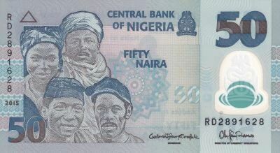 Nigeria 50 Naira - 2015 - S�rie RD