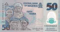 Nigeria 50 Naira - Portraits - Fishermen - Polymer - 2023 - Serial CD