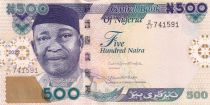 Nigeria 500 Naira - Dr N. Azikiwe - Plateforme pétrolière - 2022 - Série Z.67 - P.NEW