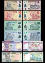 Nigeria Set of 3 banknotes  - 5, 10 and 20 Naira - 2002