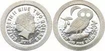 Niue 2 Dollars - 1 Oz Owl Silver - 2018
