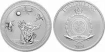 Niue 2 Dollars - Grogu baby Yoda - Star Wars  - 2025 - Oz Silver