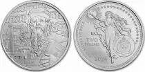 Niue 2 Dollars - Gutenberg - 2024 - Ounce Silver