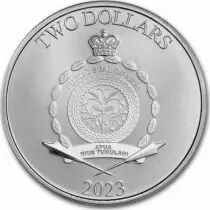 Niue 2 Dollars - Hercules - Greek Mythology  - 2023 - Once Silver