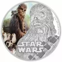 Niue Chewbacca - Star Wars? - 2 Dollars colour 2017