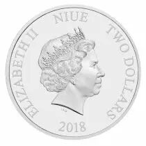 Niue island Emperor Palpatine - Star Wars? - 2 Dollars 2018