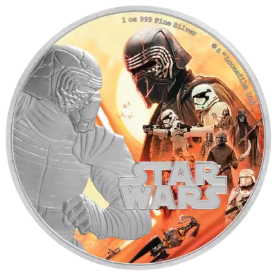 Niue island Kylo Ren - Star Wars? - 2 Dollars colour 2019