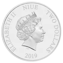 Niue island Kylo Ren - Star Wars? - 2 Dollars colour 2019