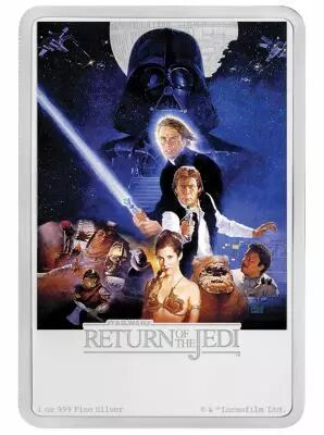 Niue island Return of the Jedi? - 2 Dollars colour 2017 - Rectangle Poster