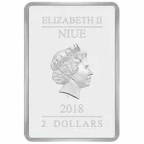 Niue island Revenge of the Siths? - 2 Dollars colour 2018 - Rectangle Poster