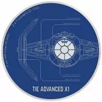 Niue island TIE ADVANCED X1 - Star Wars? - 2 Dollars 2018