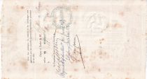 Nle Calédonie 1000 Francs - Traite du Trésor Public - Sign. Chazal - 08-11-1878 - TTB+