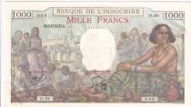 Nle Calédonie 1000 Francs scène de marché - ND (1958) Spécimen