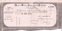 Nle Calédonie 10000 Francs - Traite du Trésor Public - 18-10-1879