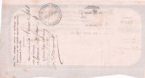 Nle Calédonie 10000 Francs - Traite du Trésor Public - 26-09-1873