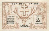 Nle Cal&eacute;donie 2 Francs - 29-03-1943 - P.56b