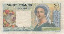 Nle Cal&eacute;donie 20 Francs - Jeune berger - ND (1954-1958) - P.50b