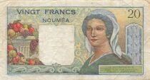 Nle Cal&eacute;donie 20 Francs - Jeune berger - ND (1963) - P.50c