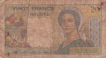 Nle Calédonie 20 Francs - Nouméa - ND (1951-1963) - P.50a