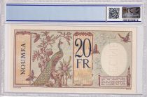 Nle Calédonie 20 Francs - Spécimen - ND (1929) - PCGS 66 OPQ