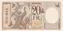 Nle Calédonie 20 Francs Au Paon - Banque de l\'Indochine - 1929 - Spécimen