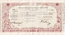 Nle Calédonie 200 Francs - Traite du Trésor Public - 26-02-1876 - SUP