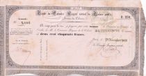 Nle Calédonie 250 Francs - Traite du Trésor Public - 29-12-1869