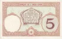 Nle Calédonie 5 Francs - Nouméa - 1926 - Série U.72 - SUP - P.36b