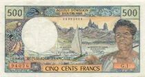 Nle Cal&eacute;donie 500 Francs - ND (1969-92) - P.60a