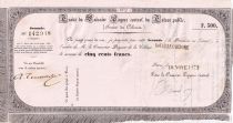 Nle Calédonie 500 Francs - Traite du Trésor Public - 10-11-1872 - SUP+ - N°85