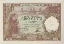 Nle Calédonie 500 Francs femme, bateaux 27-12-1927, Spécimen - PCGS MS 62